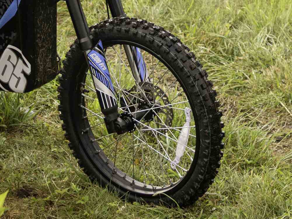 HappyRun Electric Dirt Bike G300 Pro 6500W tires