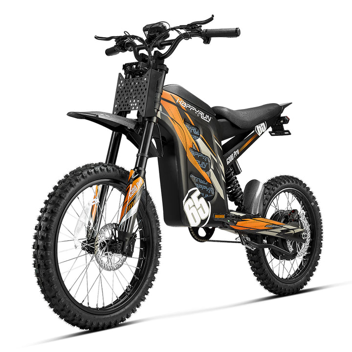 HappyRun Electric Dirt Bike G300 Pro 6500W Orange